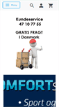 Mobile Screenshot of komfortshoppen.dk